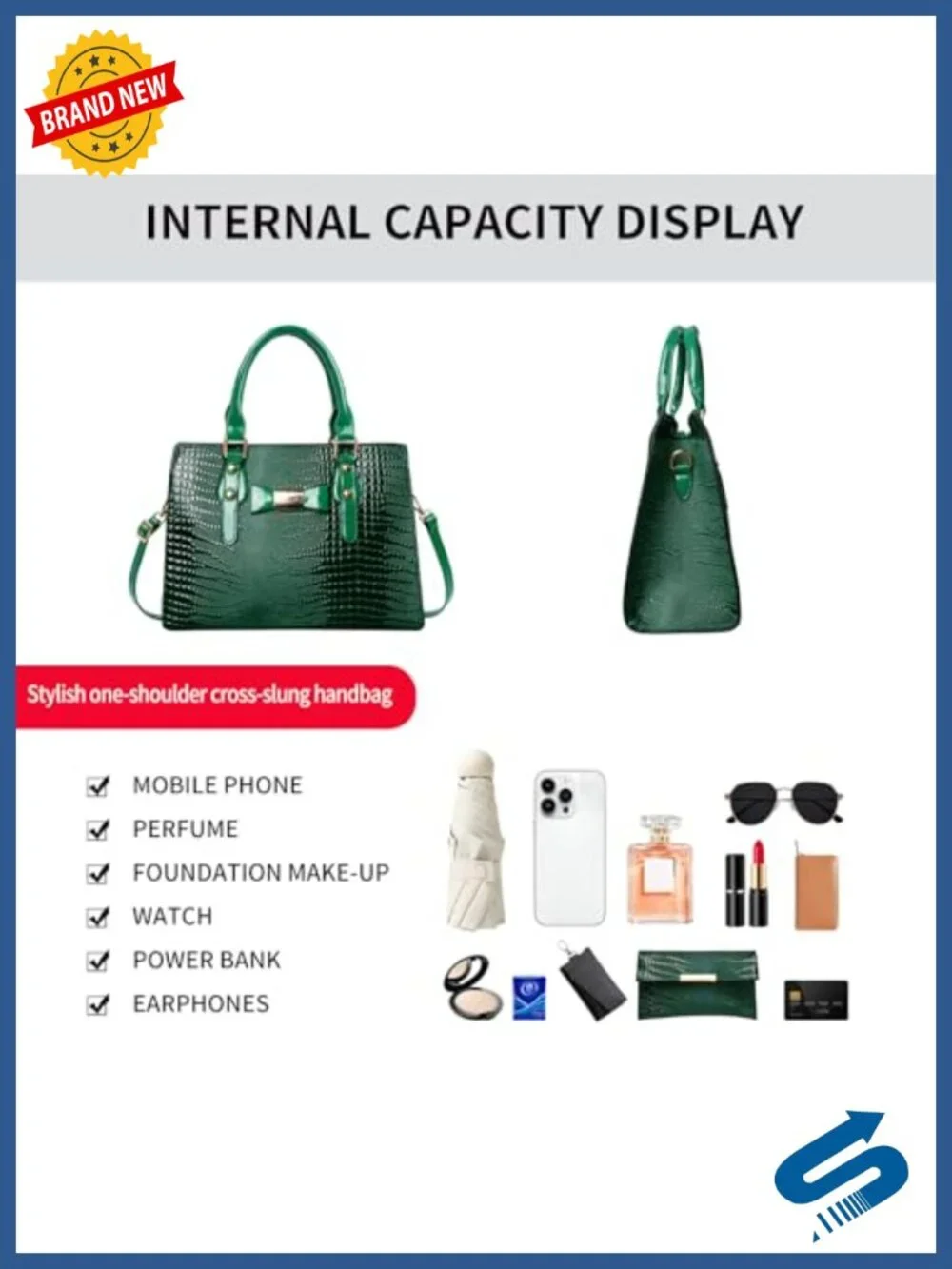 PU Leather Top Handle Satchel Bow Handbag Set with Wallet